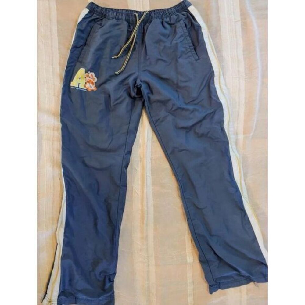 Aeropostale Navy Track Pants with White Stripes